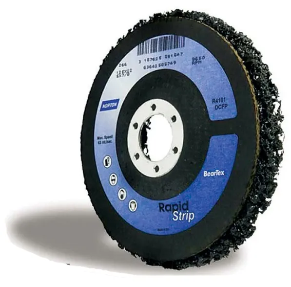 N-DISCO ABRASIVO CLEAN STRIP C/SUPORTE 125X22 “PRETO” R4101